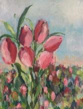 Field of Tulips by Adonna