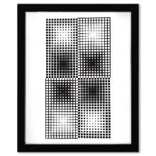 Binovae de la serie Corpusculaires by Vasarely (1908-1997)