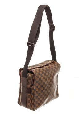 Louis Vuitton Damier Ebene Canvas Naviglio Shoulder Bag