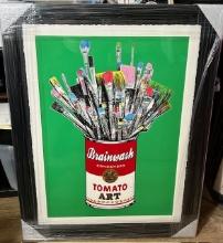 Tomato Pop (Green) by Mr. Brainwash