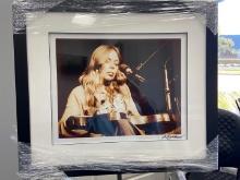 Joni Mitchell in Honolulu 1972 by Robert M Knight