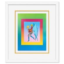 Tip Toe Floating on Blends II by Peter Max