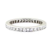 0.75 ctw Diamond Eternity Ring - 18KT White Gold