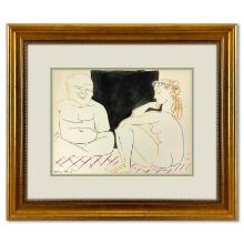 La Comedie Humaine 27.1.54-I by Picasso (1881-1973)
