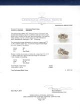 5.43 ctw Diamond Ring - 18KT White Gold