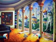 FERJO MUSIC ROOM WITH MICHELANGELO SIGNED ORIGINAL
