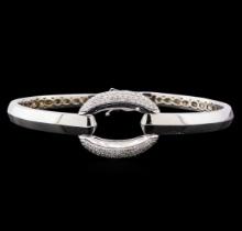 1.09 ctw Diamond Bracelet - 14KT White Gold
