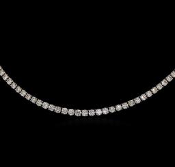 18KT White Gold 21.08 ctw Diamond Necklace