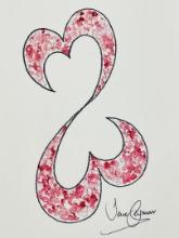Jane SEYMOUR: Open Heart Icon XCIII. with Pink Flowers