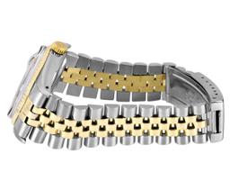 Rolex Mens Two Tone 36MM Champagne Index Datejust With Rolex Box