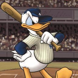 Donald at the Plate by Disney