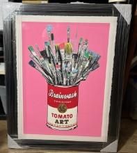 Tomato Pop  (Pink) by Mr. Brainwash