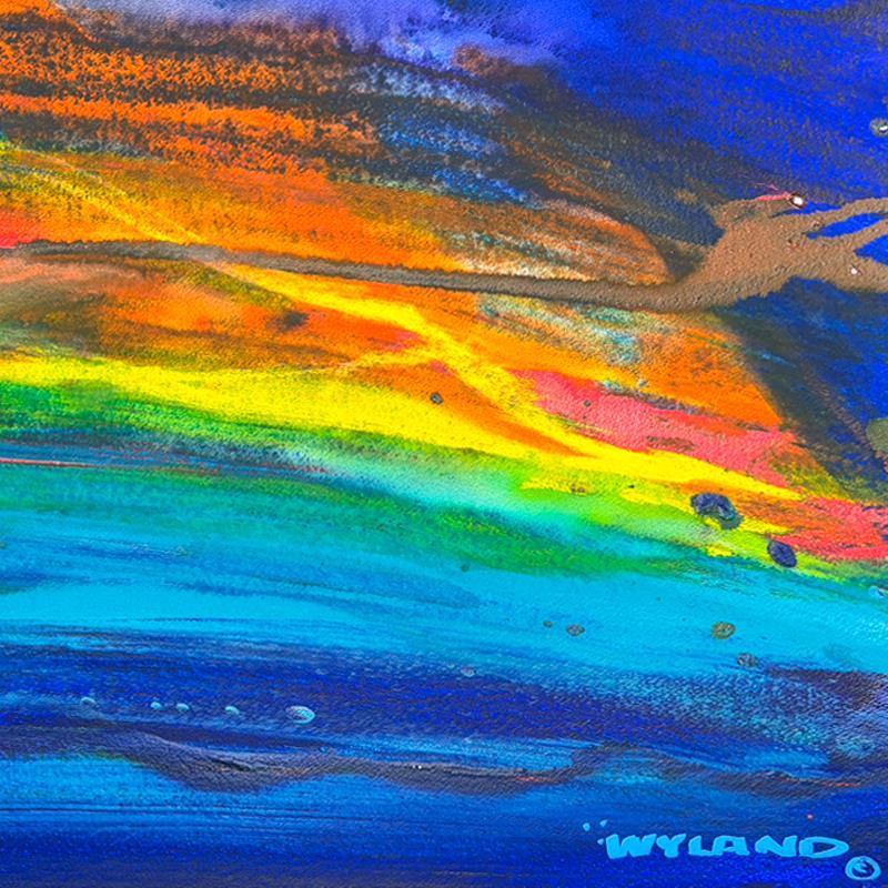 Untitled Abstract by Wyland Original