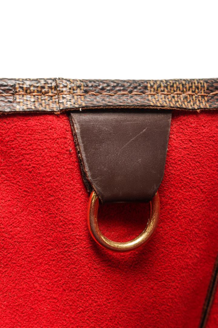Louis Vuitton Brown Damier Ebene Canvas Sac Plat Tote Bag