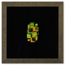 Tridim - P de la serie Hommage A LHexagone by Vasarely (1908-1997)