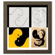 Amor (12) & Catch II (A B) de la serie Graphismes 3 by Vasarely (1908-1997)
