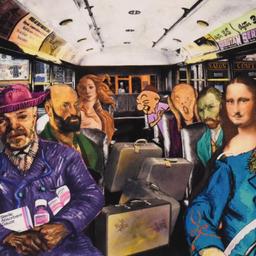 Field Trip to the Louvre by De La Nuez Nelson