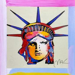 Liberty Head X by Peter Max