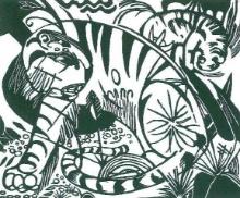 Franz Marc -Tiger
