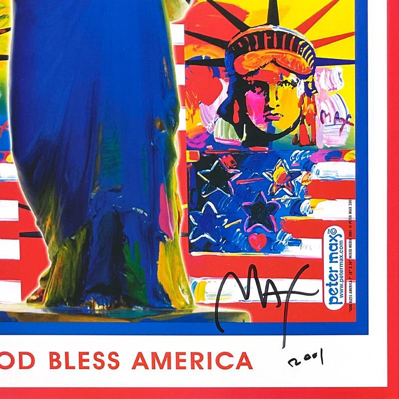 9-11 God Bless America I by Peter Max