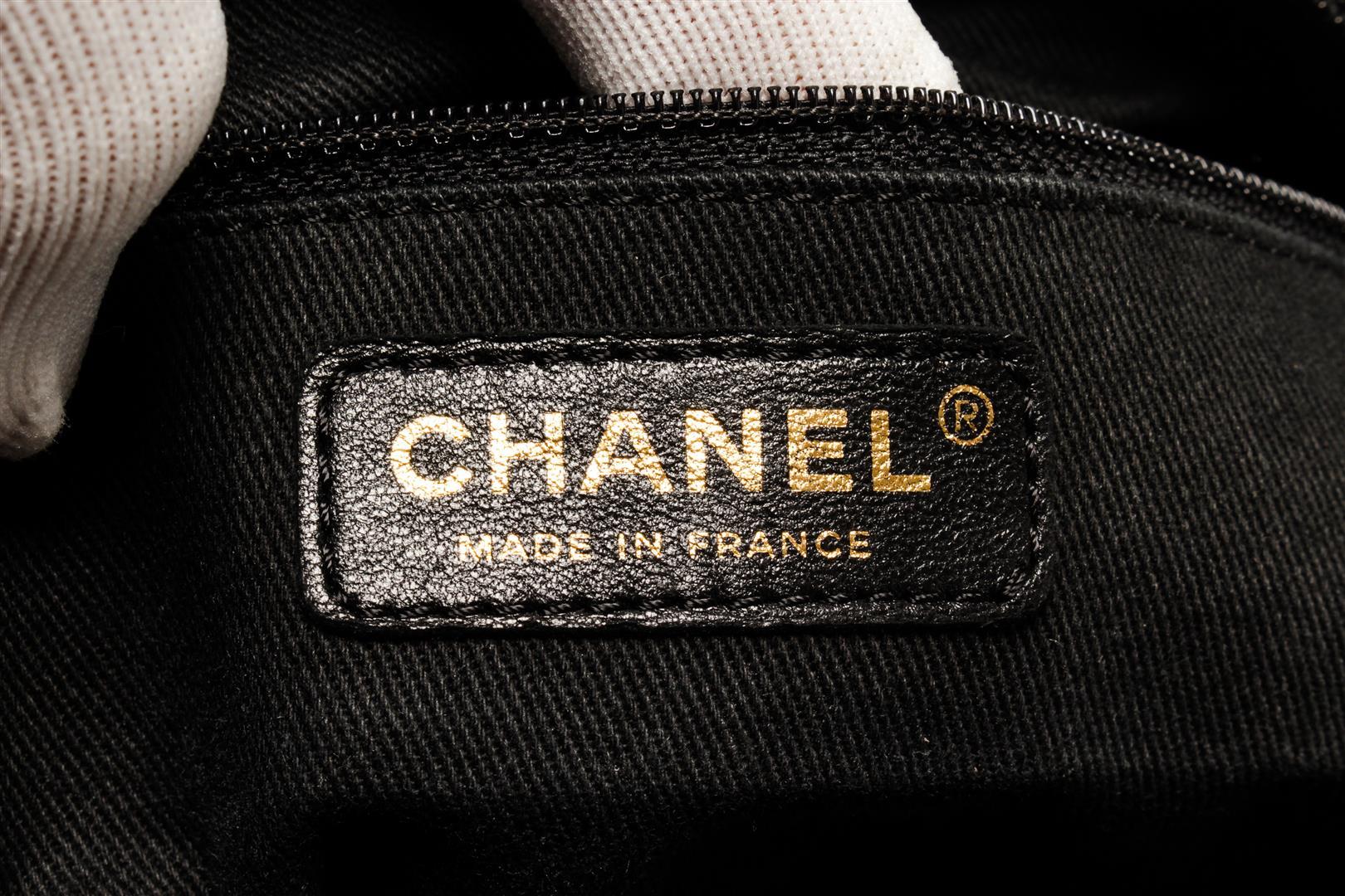 Chanel Black Quilted Lambskin Cloudy Bundle Bowler Bag
