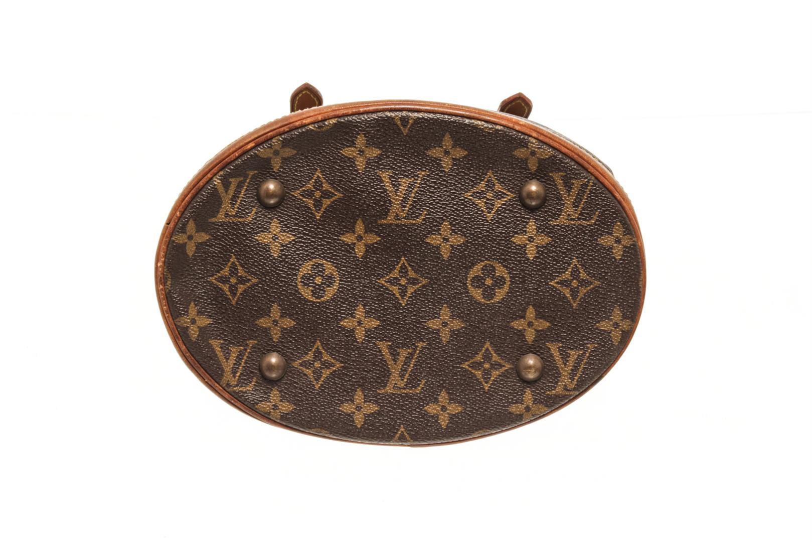 Louis Vuitton Brown Monogram Canvas Bucket PM Shoulder Bag
