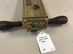 STANLEY NO. 67 SPOKE SHAVE w BOX