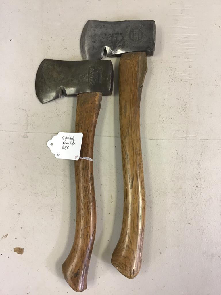(2) HATCHETS - KK, BINGHAMS BEST BRAND