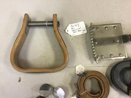 LOT OF MISC. HORSE RELATED ITEMS