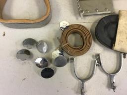 LOT OF MISC. HORSE RELATED ITEMS