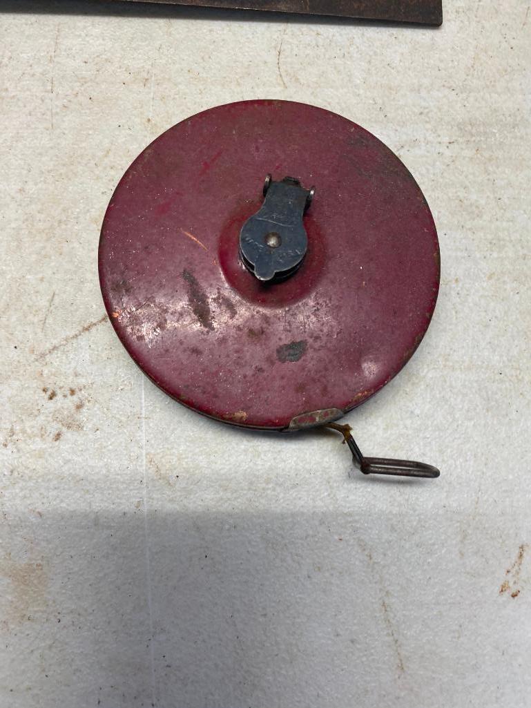 Measuring Lot, Starrett inclinometer, Lufkin tape and more
