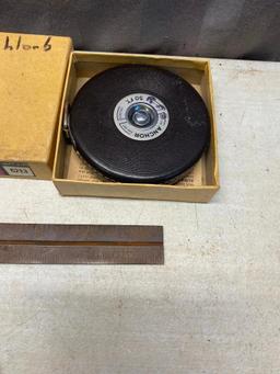 Measuring Lot, Starrett inclinometer, Lufkin tape and more