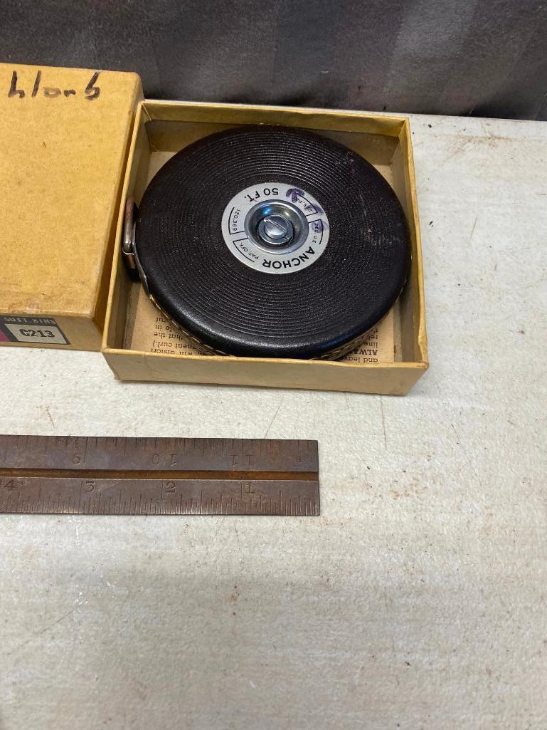 Measuring Lot, Starrett inclinometer, Lufkin tape and more