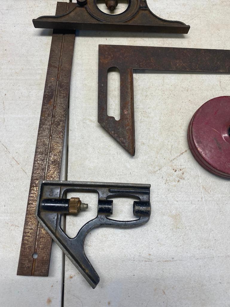 Measuring Lot, Starrett inclinometer, Lufkin tape and more
