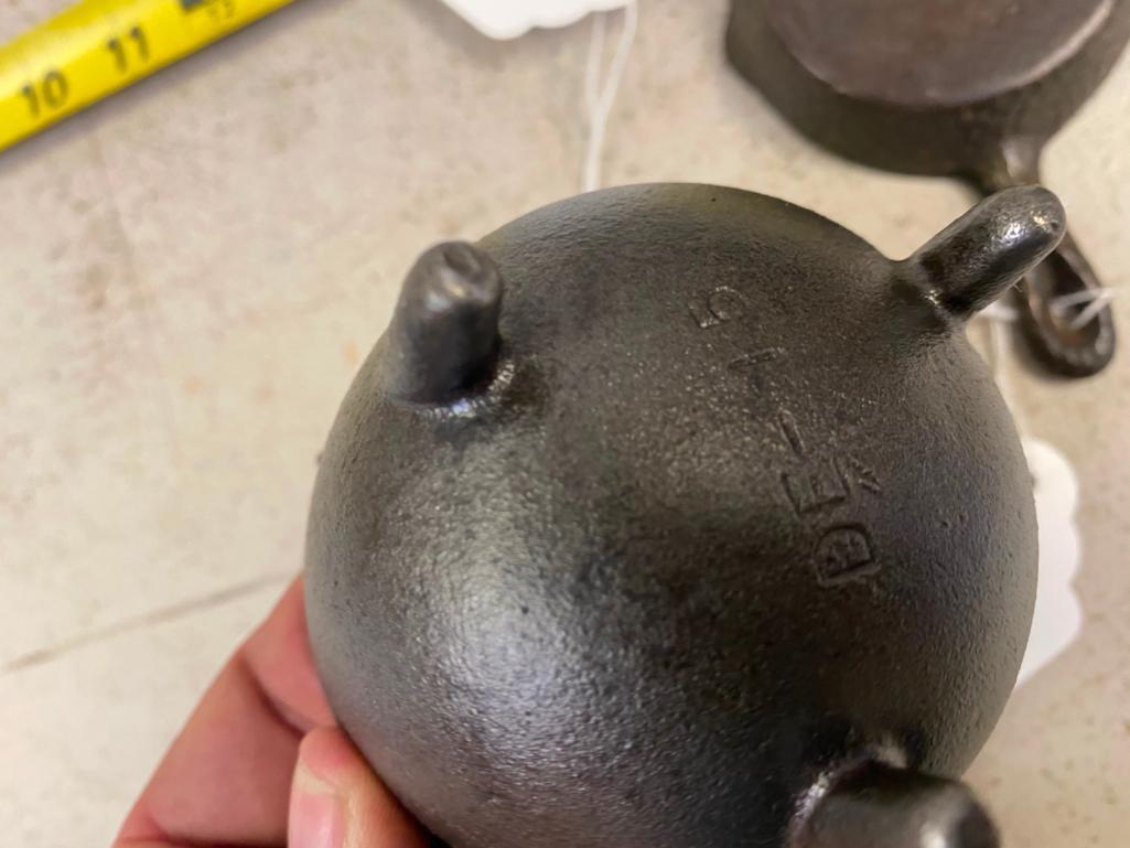Hard to Find Kids Hammered Skillet, and Cast Iron Ashtray