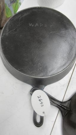 3 Wapak #9 Skillets