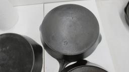 3 Wapak #9 Skillets