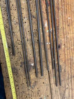 5 Pair Long Handled Blacksmith Tongs