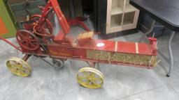 1/3 scale model New Holland Baler makes 1/3 size bales for ornamental use works with eletric motor