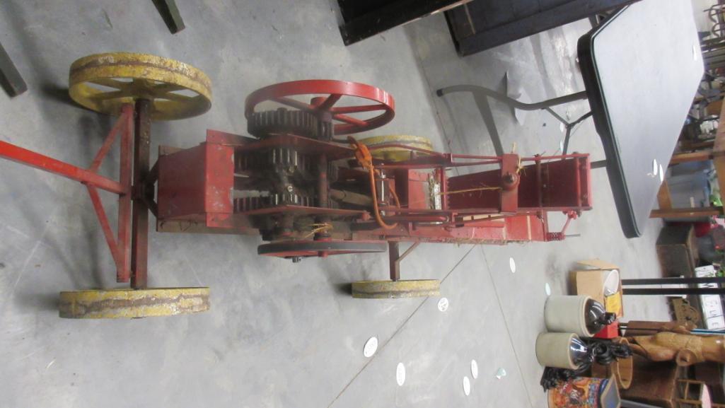 1/3 scale model New Holland Baler makes 1/3 size bales for ornamental use works with eletric motor
