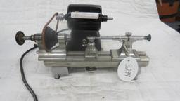 Jewelers miniature lathe with eletric motor