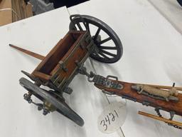 Dahl Gren 1861 Model Cannon with Cart Awesome Very rare piece