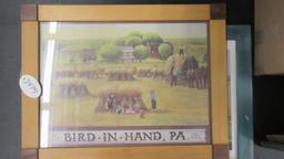 Amish Wheat Harvest Print by George Sylvister Bird in Hand PA 20in x 25in