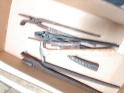 6 early Blacksmith tools inc. heller and Dia