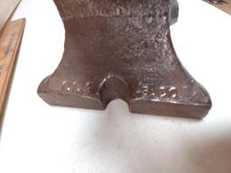 70 pound Arm and Hammer Anvil, marked LL BN. CO.