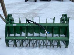Titan Attachment Co JD72RakeV2 hydraulic grapple rake
