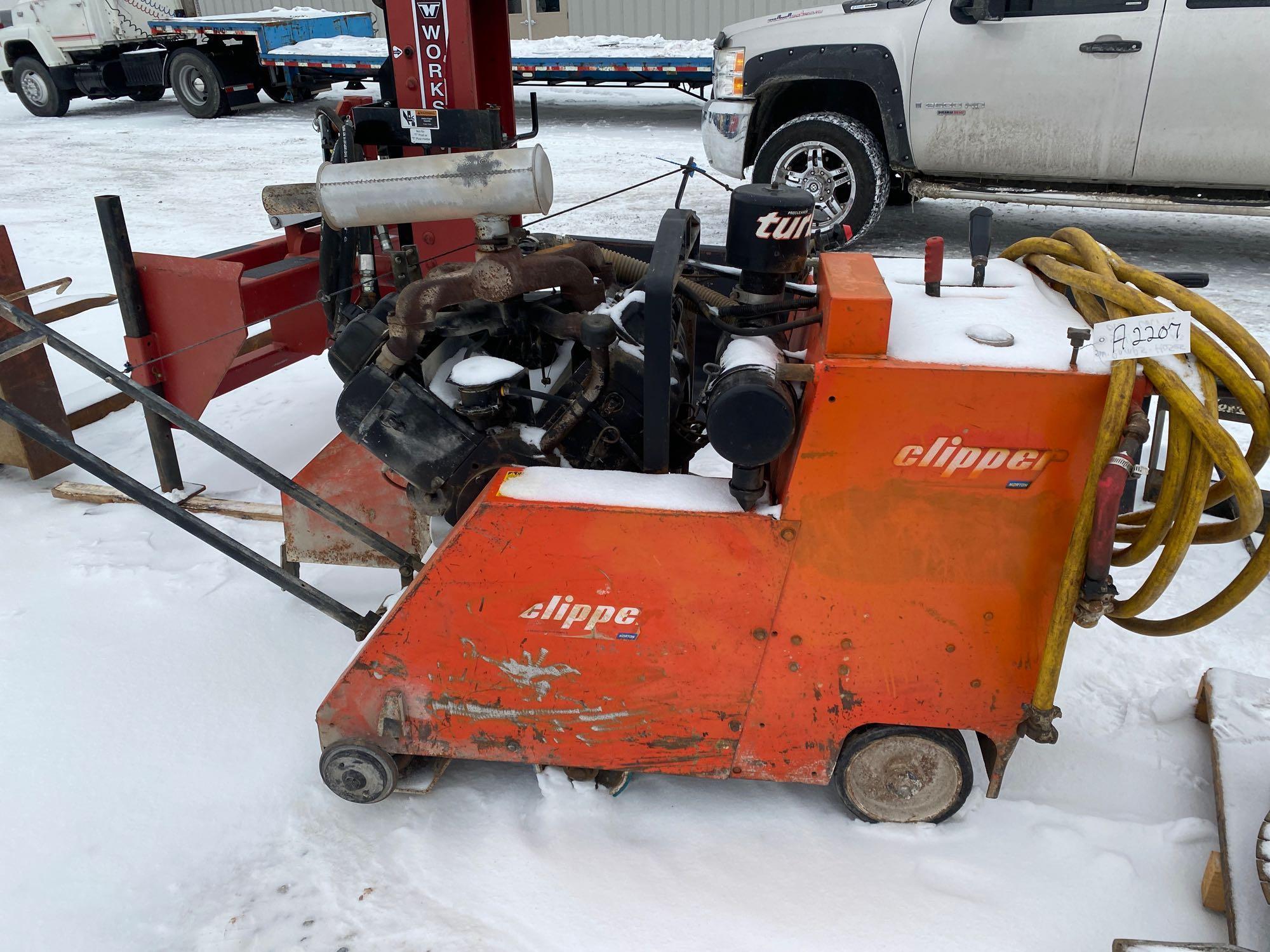 Clipper HD Walk Behind Concrete Saw