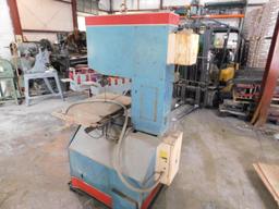 (16837)- AMADA VERTICAL BANDSAW MODEL # V A -400 16" CAPACITY BLADE WELDER