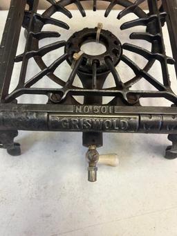 Griswold No. 501 single burner gas burner
