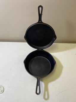 Lodge 4 In 1 Star Chicken Fryer With Hinged Lid Double Skillet